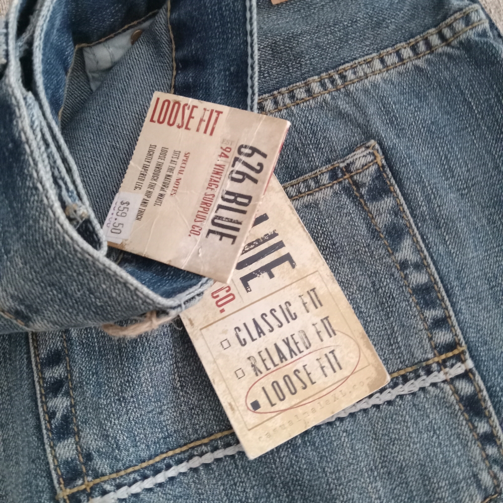 Levi's 626 Blue Relaxed Jeans